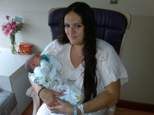 Mommy and Aidan (baby brother) Mommy and Aidan (baby brother)