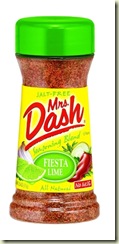 The finishing touch - Mrs Dash Fiesta Lime Seasoning