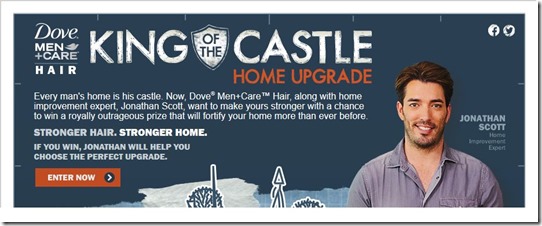 Dove Men+Care Hair King of the Castle Home Upgrade