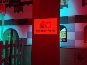 Legoland Discovery Center Stroller parking